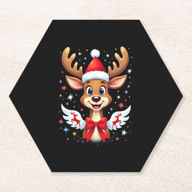 Weihnachtsmann (3) untersetzer (Vorderseite)