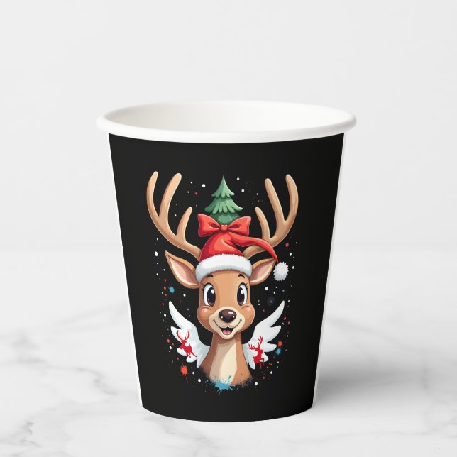 Weihnachtsmann (4) pappbecher (Vorderseite)