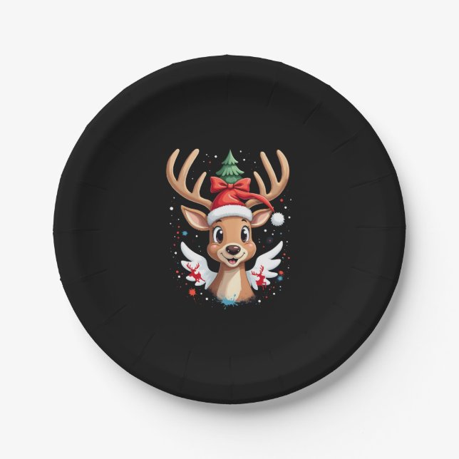 Weihnachtsmann (4) pappteller (Vorderseite)