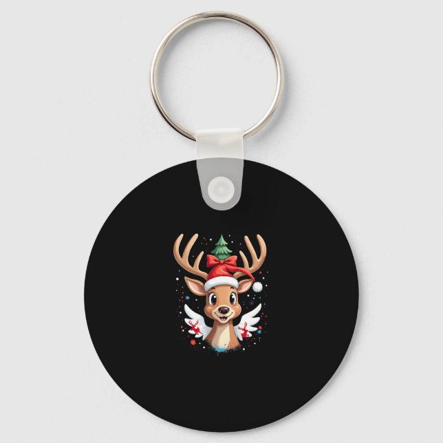 Weihnachtsmann (4) schlüsselanhänger (Vorderseite)