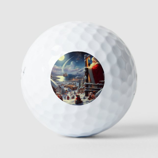Weihnachtsmann 5 golfball (Vorderseite)