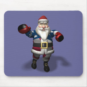 Weihnachtsmann am Boxtag Mousepad