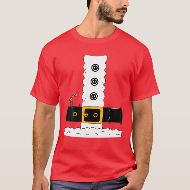 Weihnachtsmann Anzug Erwachsene Männer Frauen Kind T-Shirt (Vorderseite)