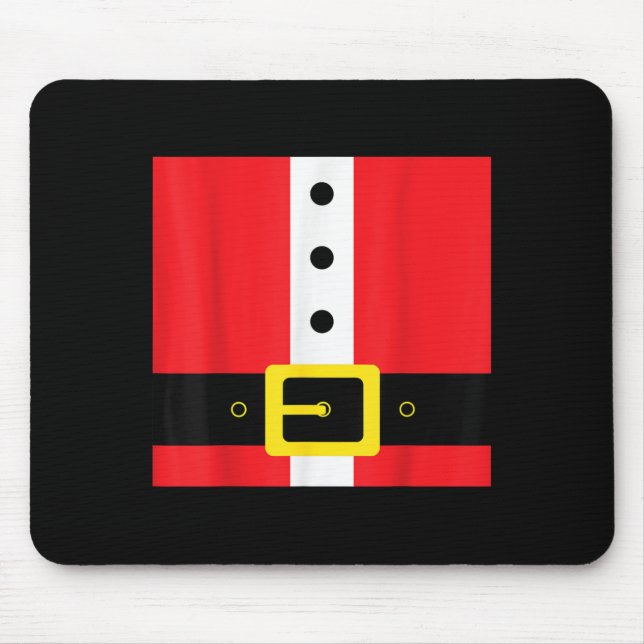Weihnachtsmann-Anzug Weihnachten Lustig Süß  Mousepad (Vorne)