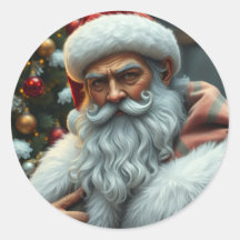 Weihnachtsmann-Aufkleber