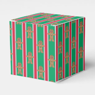 Weihnachtsmann aus Lebkuchen Geschenkschachtel