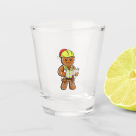 Weihnachtsmann Bauarbeiter Weihnachten 2026 Schnapsglas