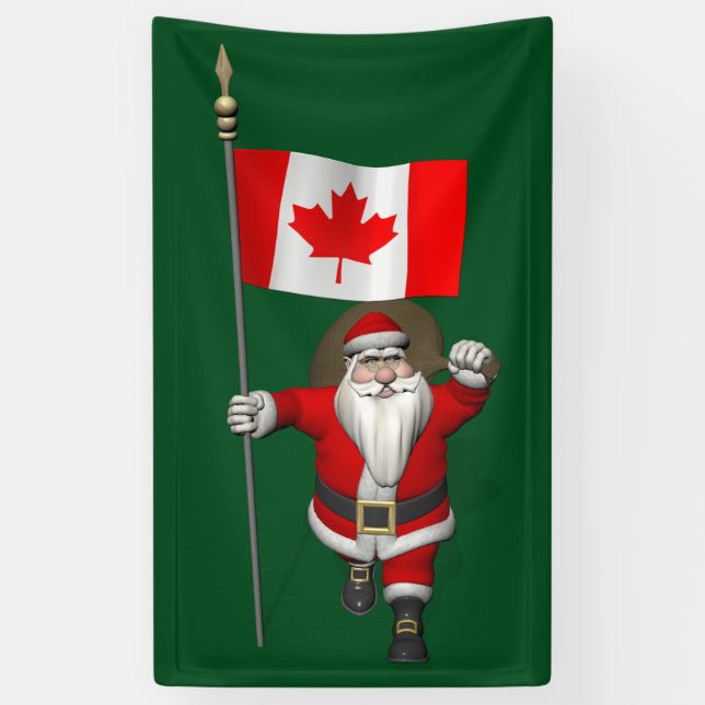 Weihnachtsmann besucht Kanada Banner (Vertikal)