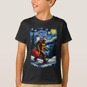 Weihnachtsmann Bigfoot Weihnachten Lustig Sasquatc T-Shirt