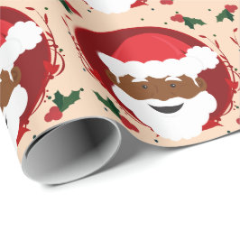 Weihnachtsmann Braun Rötung Weihnachten Geschenkpapier