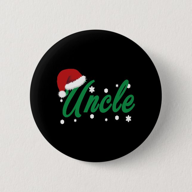 Weihnachtsmann Button (Vorderseite)