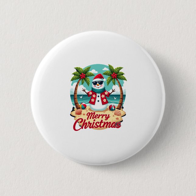 Weihnachtsmann Button (Vorderseite)
