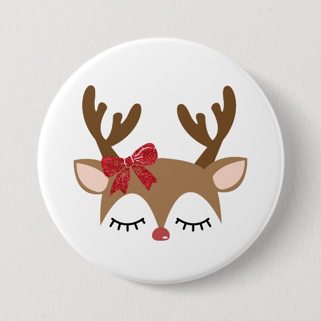Weihnachtsmann Button (Vorderseite)