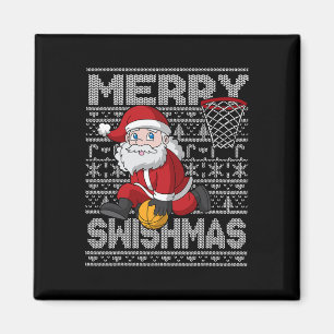 Weihnachtsmann Bysketbyll Merry Swishmas Fu Magnet