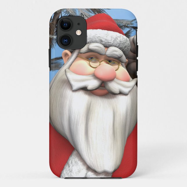 Weihnachtsmann Case-Mate iPhone Hülle (Rückseite)