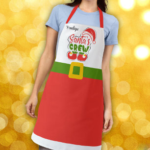 Weihnachtsmann-Crew Weihnachten Schürze