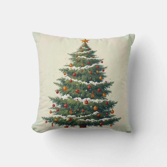 Weihnachtsmann Cushion Pillow Weihnachten Kissen (Vorderseite)