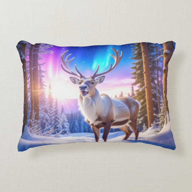 Weihnachtsmann Dekokissen (Vorderseite)