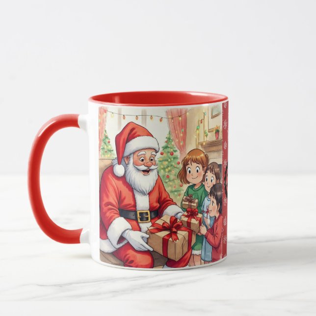 Weihnachtsmann, die Verbreitung von Weihnachtsjube Tasse (Links)