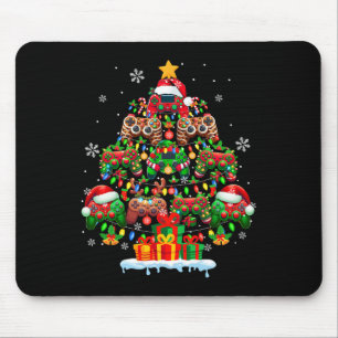 Weihnachtsmann-Elf-Rentier-Spielcontroller Farbige Mousepad