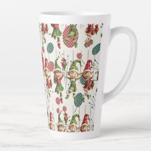 Weihnachtsmann-Elfen-Latte-Mug Milchtasse