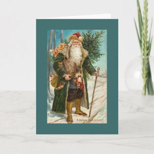 Weihnachtsmann Feiertagskarte