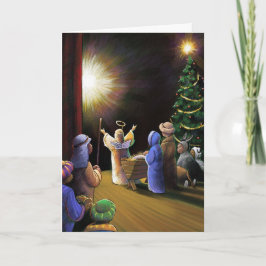 Weihnachtsmann Feiertagskarte