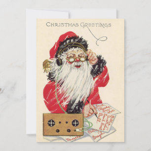 Weihnachtsmann Feiertagskarte