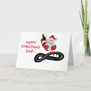 Weihnachtsmann Feiertagskarte