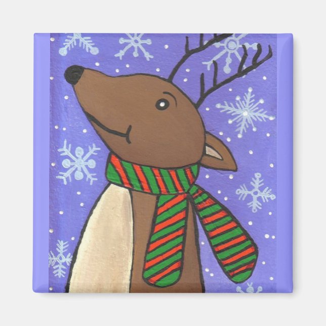 Weihnachtsmann - Feiertagsmagnet Magnet (Vorne)