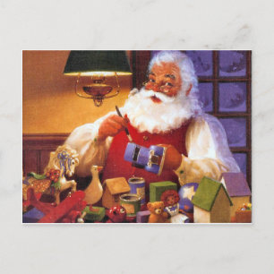 Weihnachtsmann Feiertagspostkarte