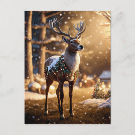 Weihnachtsmann Feiertagspostkarte