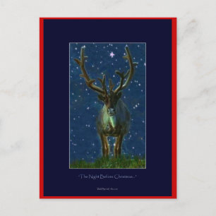 Weihnachtsmann Feiertagspostkarte
