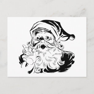 Weihnachtsmann Feiertagspostkarte