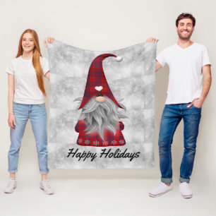 Weihnachtsmann Fleecedecke