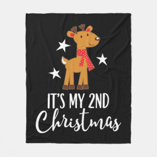 Weihnachtsmann Fleecedecke