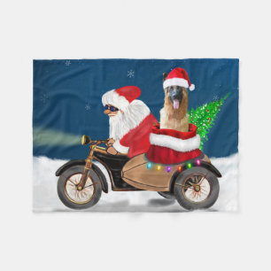 Weihnachtsmann Fleecedecke