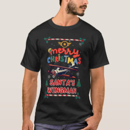 Weihnachtsmann - Flugweihnachtspiloten T-Shirt