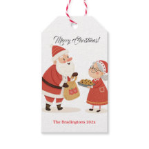 Weihnachtsmann Frau Claus Frohe Weihnachten