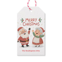 Weihnachtsmann Frau Claus Frohe Weihnachten