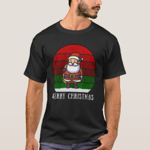 Weihnachtsmann Frohe Weihnachten XMas Vintag Retro T-Shirt