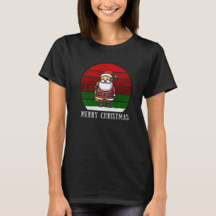Weihnachtsmann Frohe Weihnachten XMas Vintage Retr T-Shirt