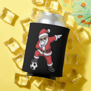 Weihnachtsmann Fußball Dabbing Santa Geschenk Weih Dosenkühler