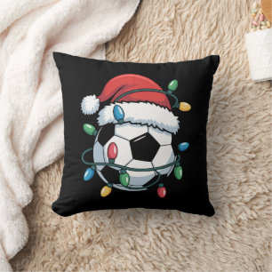 Weihnachtsmann Fußball Sport Weihnachten Fußballsp Kissen