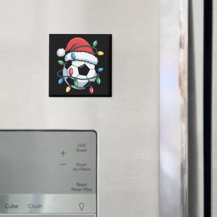 Weihnachtsmann Fußball Sport Weihnachten Fußballsp Magnet