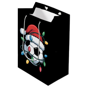 Weihnachtsmann Fußball Sport Weihnachten Fußballsp Mittlere Geschenktüte