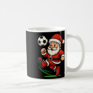 Weihnachtsmann Fußballspieler Weihnachten Xmas Jun Kaffeetasse