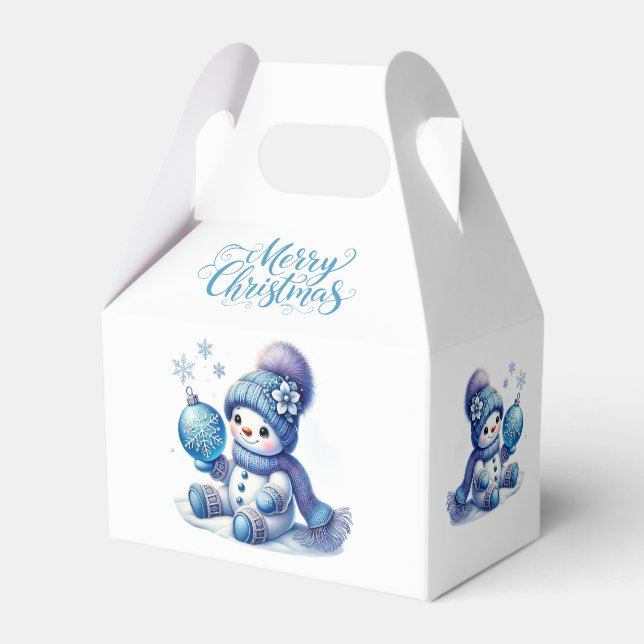Weihnachtsmann Geschenkbox Geschenkschachtel (Vorderseite)