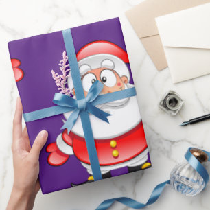 Weihnachtsmann Geschenkpapier