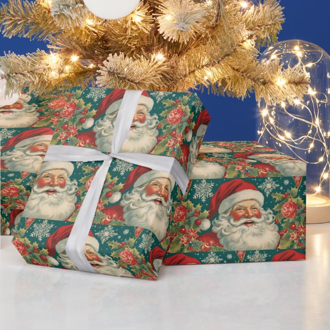 Weihnachtsmann Geschenkpapier (Feiertage)
